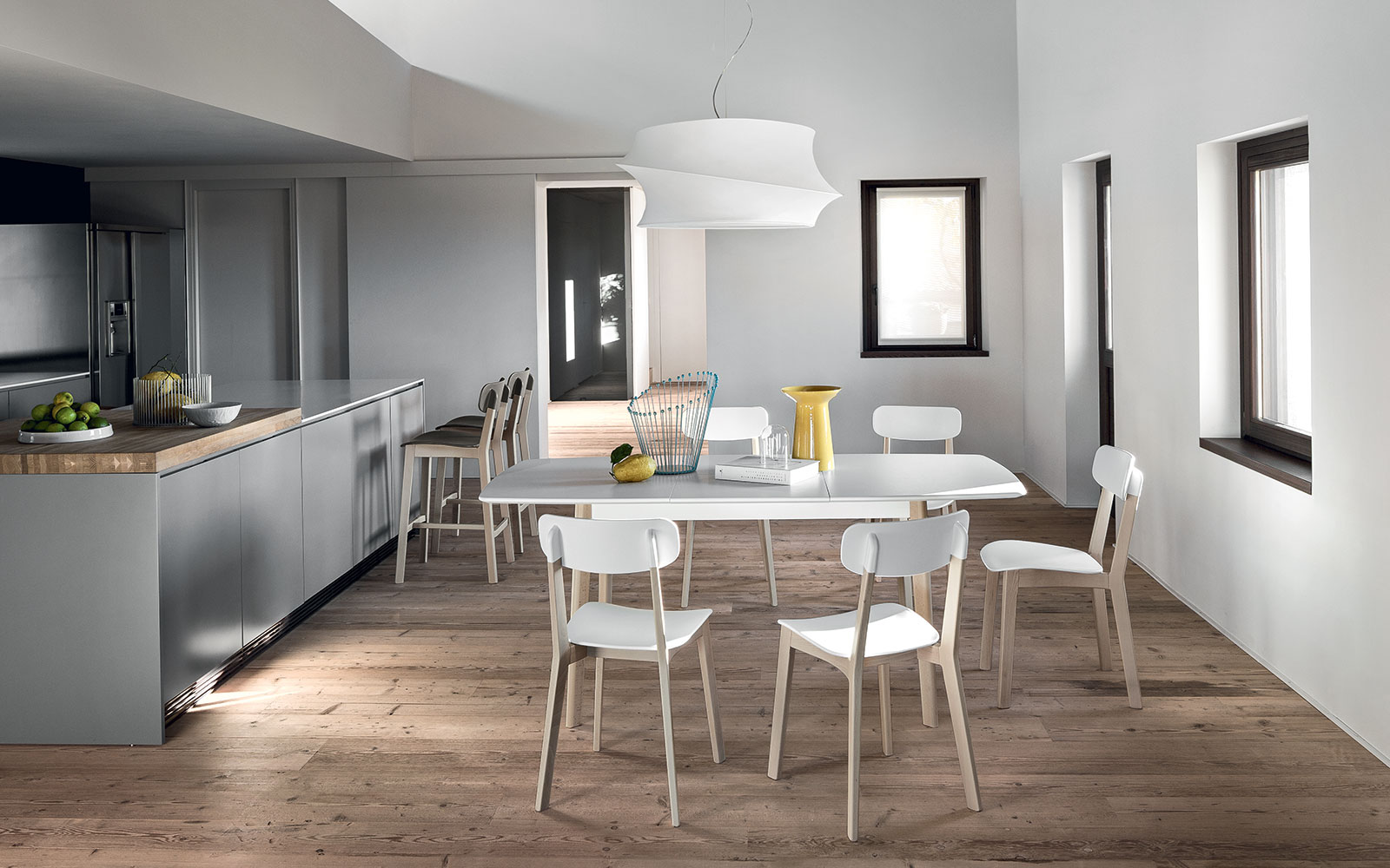 Tavolo Calligaris Cream Table piano bianco laccato